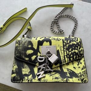 DKNY graffiti Elissa crossbody bag authentic